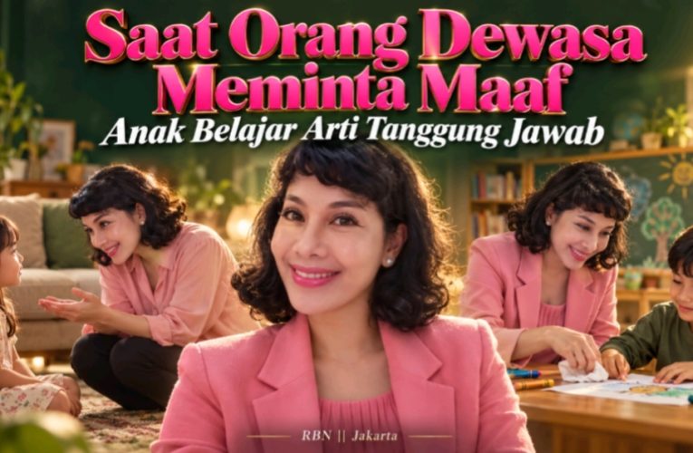 Saat Orang Dewasa Meminta Maaf, Anak Belajar Arti Tanggung Jawab