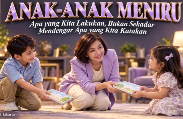 Anak-anak Meniru Apa yang Kita Lakukan, Bukan Sekadar Mendengar Apa yang Kita Katakan