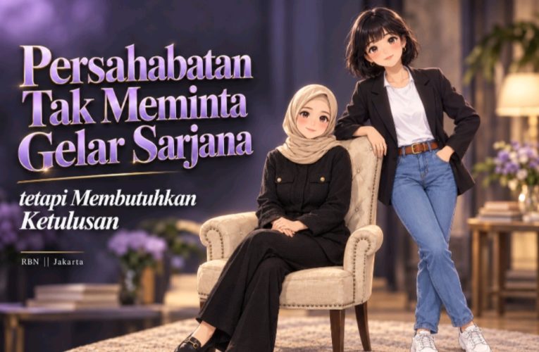 Persahabatan Tak Meminta Gelar Sarjana tetapi Membutuhkan Ketulusan