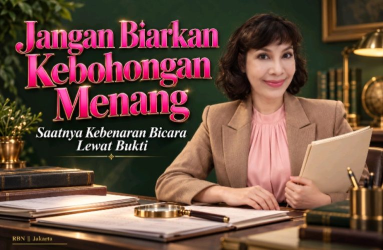 Jangan Biarkan Kebohongan Menang, Saatnya Kebenaran Bicara Lewat Bukti