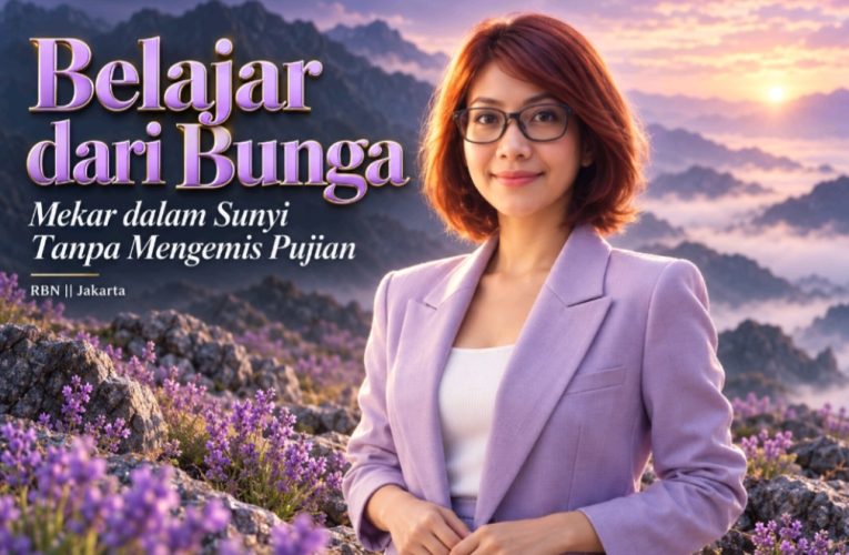 Belajar dari Bunga yang Mekar dalam Sunyi Tanpa Mengemis Pujian